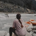 Pooja Devariya Instagram - Drew her on the map every geography exam. Finally made her acquaintance. Lidder! ##kashmir #travelindia #whitewaterrafting #riverrafting