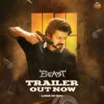 Pooja Hegde Instagram – Anddddd the much-awaited #BeastTrailer is here. Hope you love it ❤️ Link in Bio. 

#ThalapathyVijay @nelsondilipkumar @anirudhofficial @selvaraghavan @manojinfilm @editornirmalofficial #Anbariv #KiranDrk #BeastModeON #BeastMovie #Beast