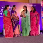 Poornima Bhagyaraj Instagram - Honoured to receive the Naturals power of women award from Mrs Durga Stalin