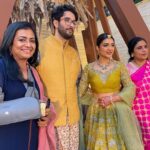 Poornima Bhagyaraj Instagram – Meeting up with friends at Sneha and Anmol’s Mehndi