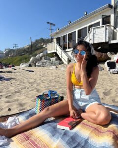 Pragathi Guruprasad Instagram - beach bum