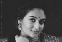 Prayaga Martin Instagram - Here to stay in your mind. @poojastudioskochi x @gheevarghese 🎞 @fatiz_official @urvasi_ernakulam @juli_julian_makeupartist Pooja Studios