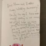 Prithviraj Sukumaran Instagram - A lil card from our Ally depicting our family! She’s got the anniversary spelling wrong but the sentiment totally right! ❤️#11thanniversary #AllyLove