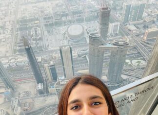 Priya Varrier Instagram - At the🔝! Burj Khalifa