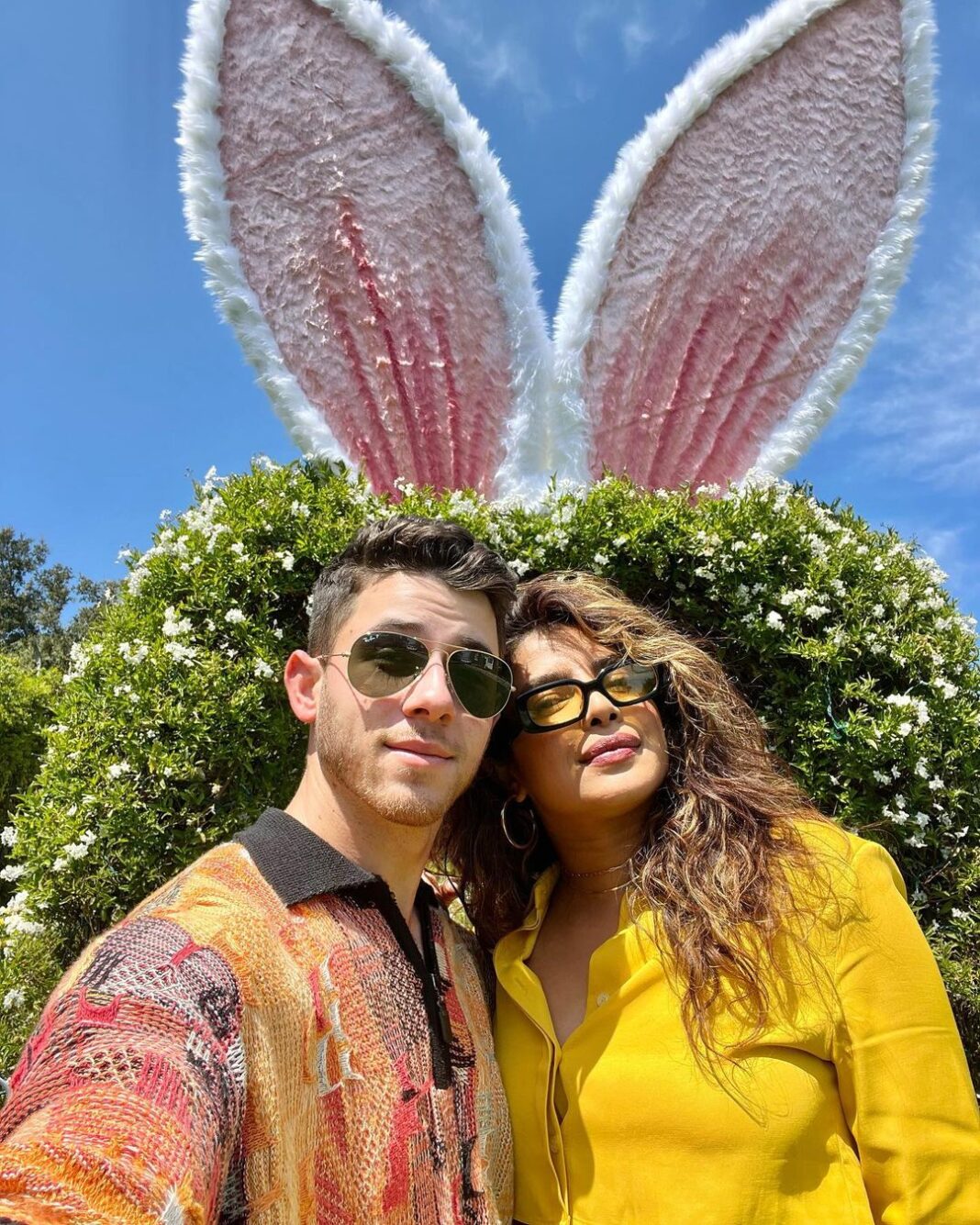 Priyanka Chopra Instagram - Happy Easter from us. 🐣❤️🥰 Heaven :)