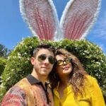 Priyanka Chopra Instagram – Happy Easter from us. 
🐣❤️🥰 Heaven :)