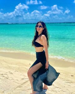Raai Laxmi Instagram - BLESSED 💝🏖🏝💫😍🥰😎 @paradisemaldives @villahotels