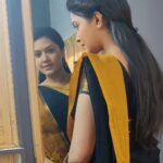 Rachitha Mahalakshmi Instagram – Seeing the Reflection of my soul…… 😇
:
Happy mornings ☀️😍
:
#idhusollamarandhakadhai 
Saree love @yaalaboutique 😍😍😍
:
#supportwomenentrepreneurs🙋🏼💪🏻