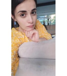 Radhika Madan Instagram - Love is just a swipe away!⬅️
#cosmolove 🐶♥