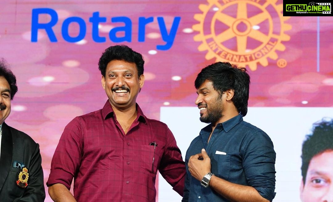 Rakshan Instagram - It was an honour to receive this cheque from the Eminent Education Minister of Tamil Nadu Mr. Anbil Mahesh Poyyamozhi , towards a humble initiative, I personally would like to thank the District Governor Rtn Dr.R.Jeyakkan and First Lady Vasanthi Jeyakkan of Rotary International District 3000 for their selfless service towards humanity and the sponsor Mr.Rengaswamy-Suradeep Hospitals