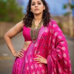 Rashmi Gautam Instagram - Outfit by @varahi_couture 💖💖💖💖💖 P.C @sandeepgudalaphotography 📸📸📸