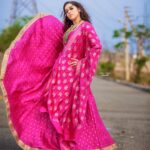 Rashmi Gautam Instagram – Outfit by @varahi_couture 💖💖💖💖💖
P.C @sandeepgudalaphotography 📸📸📸