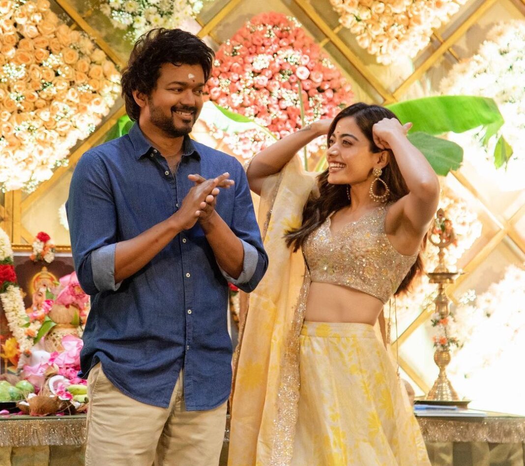 Rashmika Mandanna Instagram - Ok now this feels like something else.. ❤️❤️
Been watching sir for years and years and now to do everything that I’ve been wanting to do.. act with him, dance with him, take his nazar, talk to him.. everything .. yaaaaay finally! 😄❤️
An absolute delight.. ❤️
#thalapathyvijay
@srivenkateswaracreations
@directorvamshi sir.. ❤️❤️❤️
Cheers to new beginnings.. 🤗🤍🎉 Chennai, India Rashmika Mandanna Instagram - Ok now this feels like something else.. ❤️❤️ Been watching sir for years and years and now to do everything that I’ve been wanting to do.. act with him, dance with him, take his nazar, talk to him.. everything .. yaaaaay finally! 😄❤️ An absolute delight.. ❤️ #thalapathyvijay @srivenkateswaracreations @directorvamshi sir.. ❤️❤️❤️ Cheers to new beginnings.. 🤗🤍🎉 Chennai, India