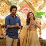 Rashmika Mandanna Instagram – Ok now this feels like something else.. ❤️❤️ 
Been watching sir for years and years and now to do everything that I’ve been wanting to do.. act with him, dance with him, take his nazar, talk to him.. everything .. yaaaaay finally! 😄❤️ 
An absolute delight.. ❤️ 

#thalapathyvijay 
@srivenkateswaracreations 
@directorvamshi sir.. ❤️❤️❤️
Cheers to new beginnings.. 🤗🤍🎉 Chennai, India