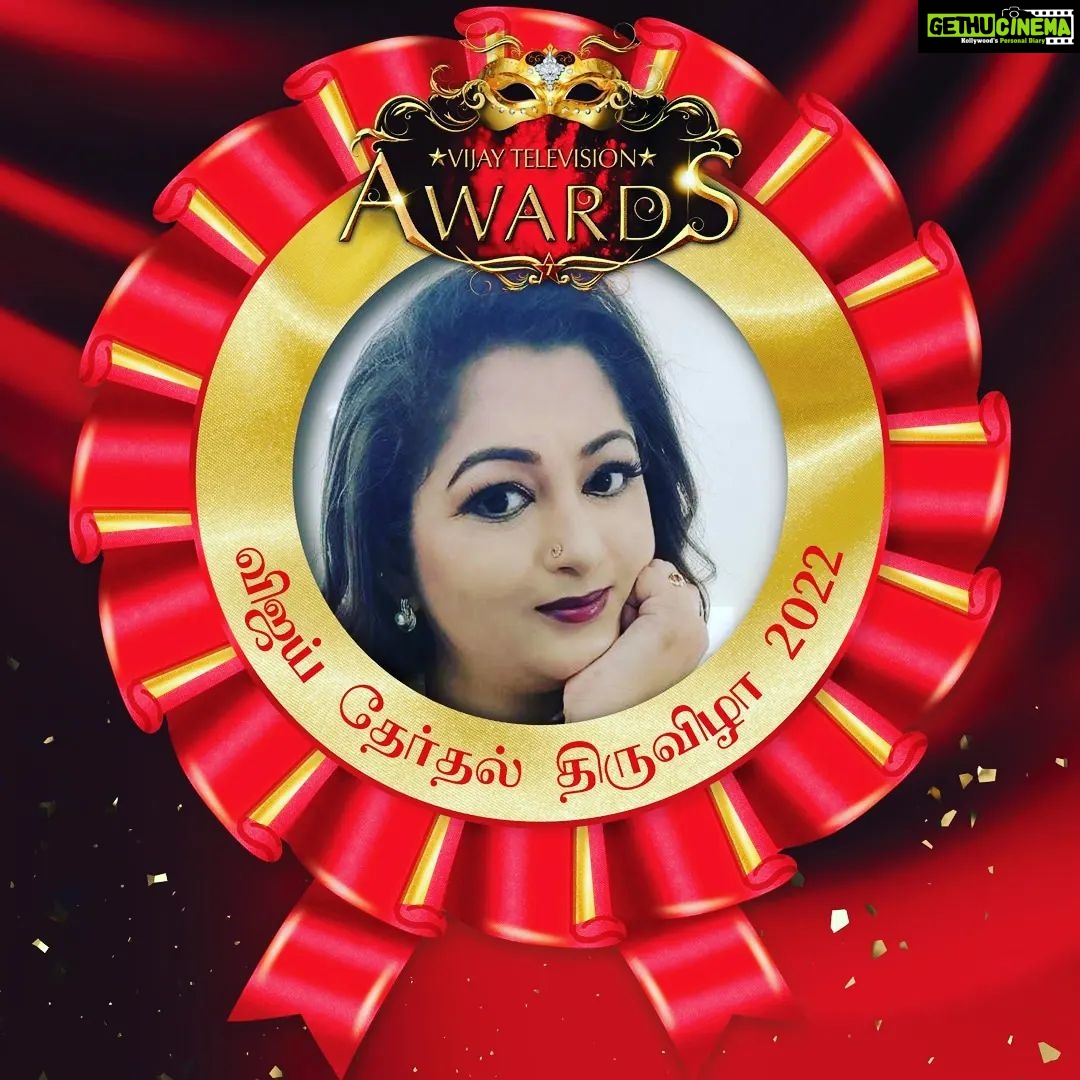 Rekha Krishnappa Instagram - #vijaytvawards #exited Chennai, India