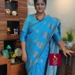 Rekha Krishnappa Instagram – That’s a lovely colour is it nt? Thank you so much @rs_fashionss_ for this beautiful saree. 
Browse for more beautiful and colourful sarees from @rs_fashionss_ 
❤️❤️

.
.
.
.
#sareecollections #sareedraping #sareestyle #sareelove #sareeindia #sareeonlineshopping #sareefashion #sareeaddict #sareelover Chennai, India