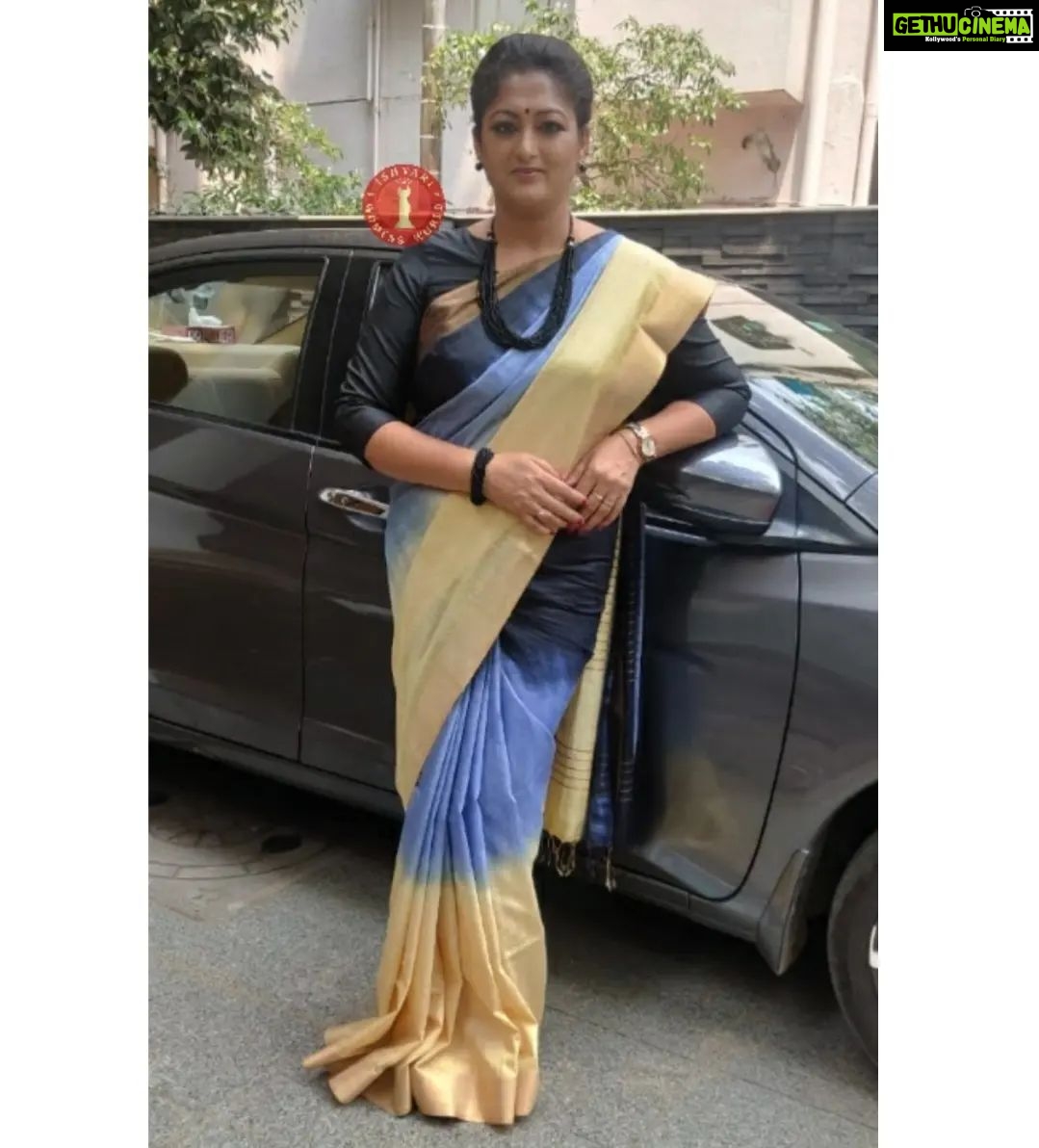 Rekha Krishnappa Instagram - Thank you so much for this beautiful saree @ishvari.womens.world ❤️❤️ Browse into the page for more vibrant colours and sarees✨ #sareecollections #sareedraping #sareestyle #sareelove #sareeindia #sareeonlineshopping #sareefashion #sareeaddict #sareelover