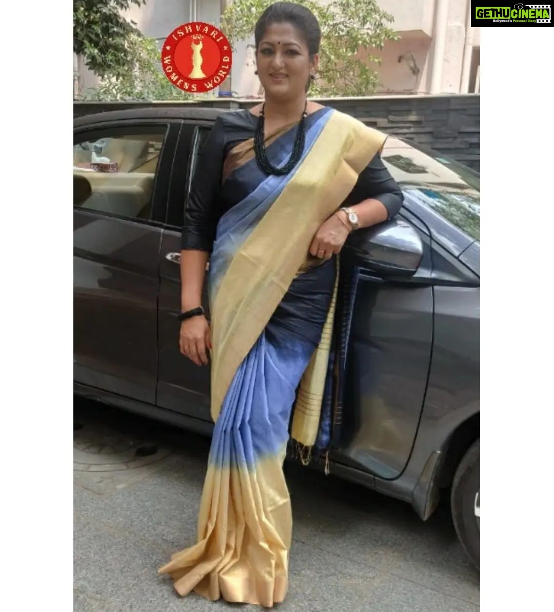 Rekha Krishnappa Instagram - Thank you so much for this beautiful saree @ishvari.womens.world ❤️❤️ Browse into the page for more vibrant colours and sarees✨ #sareecollections #sareedraping #sareestyle #sareelove #sareeindia #sareeonlineshopping #sareefashion #sareeaddict #sareelover