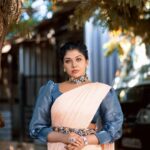 Riythvika Instagram - 👗@jyotishdhiwakar.vastramvesture 📸@sano_visuals 💆@shas_lovelinez 💍@fineshinejewels