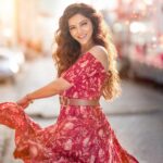 Rubina Dilaik Instagram - Strawberry 🍓 please . . . . . Shot by : @propixer Styled by: @ashnaamakhijani @styledbyashna Outfit: @aachho Jewellery: @ethnicandaz Hair by : @sunny_hairr Assisted by : @jiggs_zala