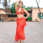 Rubina Dilaik Instagram - 🥕 . . . . . Shot by : @the_pixeleyes Styled by: @ashnaamakhijani @styledbyashna Outfit: @ankurjofficial Earrings: @kanyaadhan_bydhirajaayushi Hand jewellery : @house_meenugupta @dipitreats Footwear: @thedesidarzi