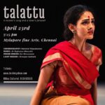 Rukmini Vijayakumar Instagram – Performances for April:
Ticket links are in my bio. 

April 2 
Gudiya sambhrama Festival
@ Devagiri temple, Banashankari II stage, Bangalore 
TIme: 6:30 pm 
“Krishnaa” 
Open and free to all
https://www.instagram.com/p/CajTZR3hEfh/

April 23rd 
Dance Drama Festival
@ Mylapore Fine Arts, chennai 
Time: 7:15 pm
“Talattu”
Ticket Link : https://in.bookmyshow.com/events/rukmini-vijayakumar-presents-talattu/ET00325472

April 25th 
BIC bangalore 
@ indiranagar, bangalore 
Time : 8:00 pm 
“Abducted”
Ticket Link: https://rzp.io/l/abducted2022

May 13th – 15th
Barcelona, Spain
Workshop & performance
Details: TBD

May 17th – 19th
The Bhavan, London
Workshop
Link: https://shop.bhavan.net/products/adavu-explorations-bharatanatyam-workshop-with-rukmini-vijaykumar

May 21st 
The Bhavan, London
Time: 6:00 pm 
“Talattu”
Link: https://bhavan.net/bhavan50landing

#bharatanatyam #talattu #krishnaa #indiandancer #classicalindiandance #bharatnatyam