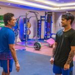 Sachin Tendulkar Instagram - Sweat… Smile… Repeat! #gym #fitness #gymday