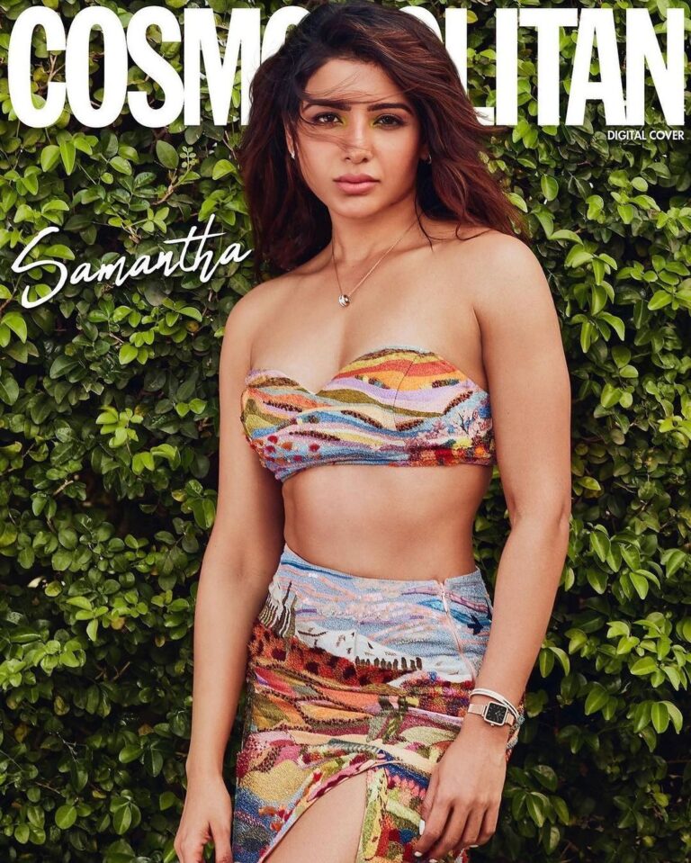 Samantha Instagram - @cosmoindia 💕 Posted @withregram • @cosmoindia Cosmo India Digital Coverstar Samantha (@samantharuthprabhuoffl ) is a talent powerhouse whose body of work has won her both commercial success and critical acclaim. An actor, fashion entrepreneur, fitness enthusiast and philanthropist, there are many facets to Samantha’s personality, and she balances them all with seemingly effortless ease. Get to know our digital coverstar better, only in Cosmo. Editor: Nandini Bhalla (@nandinibhalla ) Photographer: Chandrahas Prabhu (@chandrahas_prabhu ) Styling : Who Wore What When (@who_wore_what_when ) Assistant: Shubham Jawanjal Hair: Rohit Bhatkar @rohit_bhatkar Make up: Avni Rambhia (@avnirambhia ) Production: Studio Little Dumpling (@studiolittledumpling ) Location Courtesy: The Westin Mumbai Powai Lake (@westinmumbaipowai ) . Samantha is wearing: Quadro Studio Watch @danielwellington ; Neclace and Earrings @danielwellington ; Outfit @rahulmishra_7 . . . . . . . . #samantha #samantharuthprabhu #cosmocover #danielwellington