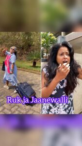 Sameera Reddy Instagram - Monday Drama💔Saasu leaves😩 #messymamaandsassysaasu 😂 #mainepyarkiya