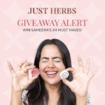 Sameera Reddy Instagram – 🥳 Grand #GiveawayAlert 🥳
Participate in Just Herbs’ BIGGEST ever GIVEAWAY!
😍 Stand a chance to win Sameera’s Must-have Just Herbs products!

HOW TO WIN THIS HAMPER?👇🏼

 💕 Like this post & make sure you are following @justherbsindia &
@reddysameera

💕 Tag as many people as you wish (each tag and comment counts as an entry)

💕 Interact with all of our recent posts

💕 Share this post on your story, tag us and send us a screenshot after 22 hours

👉🏻 15 lucky winners will be announced on 15th May, 2022. 

👉🏻 This giveaway is valid PAN India. 

GOOD LUCK! 🥰

#JustHerbs #JustHerbsIndia #Giveaway #GiveawayIndia #Giveaways #Makeup #FreeGoodies #GiftHampers #Win #Exciting #Trending #ExplorePage #Explore #MakeupGiveaway #GiveawayTime #SameeraReddy #Skincare #CleanBeauty #CleanSkincare