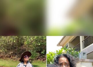 Sameera Reddy Instagram - Sassu is back🙋🏻‍♀️I’m outta here😂 #swagseswagat #messymamaandsassysaasu 🙏🏼