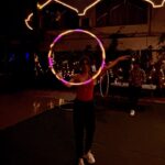 Samyuktha Hegde Instagram - Did you see that catch on the beat drop? #dancingwiththehoop #ledhoop #hooping #explore