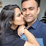 Sangeetha Bhat Instagram - These 6 years of our marriage has been a blissful journey. We step into the 7th this year, may this year bring us all the happiness, good health wealth and success.🥰💕💕 I would not say every step we took was on bed of roses, we face a lot of difficulties together, the strength and the strong bond that we share today speaks volumes. Even at our worst i get this strange strength to face the obstacles/anything bad that comes our way, because I know you are there with me standing strong. I thank you and proudly say I’m lucky to have you beside me at all given times good or bad, happy or sad, and thank you for always making our journey so memorable. Many more years of togetherness to us. Happy anniversary my love. Thank you @sudarshan_rangaprasad #sangeethabhat #sangeethabhatsudarshan #weddinganniversary #actorslife Bangalore, India