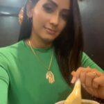 Sanjana Singh Instagram – Treat people the way you want to be treated and life will instantly get better. ❤️ at my restaurant @yummioza_chinese_restaurant ❤️, my favourite mushroom soup 
thanks to My Cook @chef_dilip_1