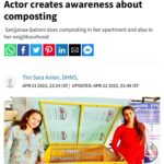 Sanjjanaa Instagram - Hi friends , On World Earth 🌍 day we Are here together announcing our initiative to protect and safeguard our environment throughout the year with #sanjjanaafoundation . firstly I humbly like to thank everyone who is picking up all the work that I am doing on Instagram and converting it into articles in their websites newspapers etc … this time I need your Heartly support because we are spreading the message about how we can protect our environment . when I say I love my mother earth I truly love my earth like my mother . The environmental issues of pollution garbage disposal are somethings I feel very worried about and used to feel helpless about it all these days . By spreading the message of how important composting is in each and every home I feel satisfied that I am doing my bit to serve the society … please help me to spread the awareness and importance of composting everybody . You can email us for more interviews on the same on sanjjanaafoundation@gmail.com with your contact details attached . Thank you @deccanherald for the positive coverage . we will be very happy to be talking to as many as people to spread this social awareness . 🙏🙏🙏 thank you team @stonesoup.in for your unconditional support . Congratulations to miss Bhavna and all other founders for the coverage and the great work that they are doing . @sanjjanaafoundation , #sanjjanaagalranifoundation is humbled to be associated with you . Indiranagar 100ft Road