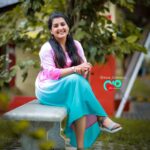 Sarayu Mohan Instagram - colourful days♥️ @riyadesigner costume @photography_como click @meeramax_makeupartist_ mua Thanks to @insta_glamoruz Panampally Nagar