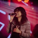 Shakthisree Gopalan Instagram - Feeling things intensely on stage and the occasional stank face ✨ Sharing some more special moments. 📸 : @davidweston . . . . . . . . #shakthisreegopalanlive #onstage #livemusic #tamilmusic #showtime #coimbatore #chennai