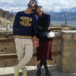 Shakti Arora Instagram - I feel like I belong here.. @nehaasaxena #leh #ladakh Leh Palace