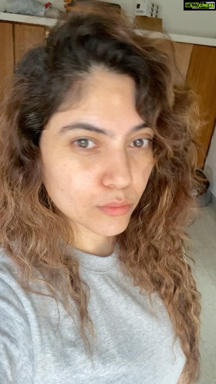 Sherin Instagram - No make up, no filters, just me after a insane yoga session Ps- can’t move, bring biryani to the mat 😭 #nofilter #sherin #keepingitreal #nofilterchallenge