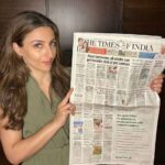 Soha Ali Khan Instagram - Recently I saw this open letter in the newspaper from @ariel.india which is inviting all content creators to come together and be more conscious about the way we depict women. I couldn’t agree more - I want Inaaya to grow up in a world where she believes anything is possible for her, because she has seen those examples and stories around her. We need to move away from showing women in movies, films or ads as just the person managing the house or the family. If we see authentic and progressive narratives, it will help address our biases and conditioning. We need to see more positive imagery. And when we #SeeEqual, we #ShareTheLoad. Kudos to #ArielIndia for continuing to advocate for equality within households, and for taking this much needed step. Together, we can reach an equal tomorrow faster ! #Collab #Equality