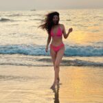 Sonal Chauhan Instagram - 🦭 . . . . . . . . . . . . . . . . . . . . . . . . . . . . . . #love #gold #sonalchauhan #sunset #beach #goldenhour