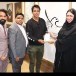 Sonu Sood Instagram - Honoured to be receiving the prestigious Golden Visa from the government of UAE. Thank you so much @alnahdacentre & Miss Nada for making this happen. Also grateful to Mr Ravinder Soni, Mr @suraj_jumani for all the support ! @bluechipinvestmentsllc @thebluechipfx @alnahdacentre