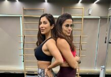 Sophie Choudry Instagram - Happy World Health Day everyone!! Take care of your physical & mental health! Make it a lifestyle not a chore! And try to make smart choices.. at least most of the time😋💕💪🏼 P.S we are so cute @yasminkarachiwala 🥰 #worldhealthday #health #fitnessmotivation #pilates #fitisthenewskinny #yasminkarachiwala #sophiechoudry #reels #reelitfeelit #fitnessreels #thisorthat