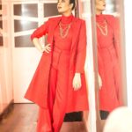 Sreemukhi Instagram - SAREGAMAPA ❤️✨ Styling @hemamanohar1 Outfit @ivana_designers Jewellery @pretty.jewelbox PC @chinthuu_klicks Makeup @nookesh.malla Hair @praneetha_beautymakeover #sreemukhi #saregampa #redlove