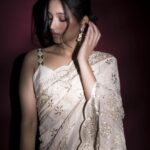 Srinidhi Ramesh Shetty Instagram - 🤍🤍🤍 Saree by @faabiianaofficial Jewellery by @azotiique Styled by @sayali_vidya Photos by @rishabhkphotography MUA @kiranmakeup Hair @mahi_brand_