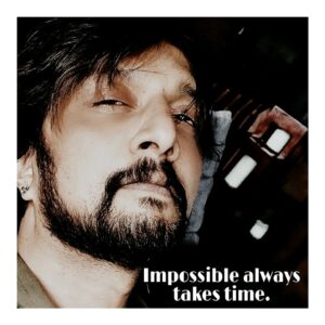 Sudeep Instagram - Impossible is just an opinion.
Not a fact.