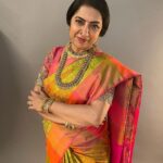 Suhasini Maniratnam Instagram - Dressed up for camera.
