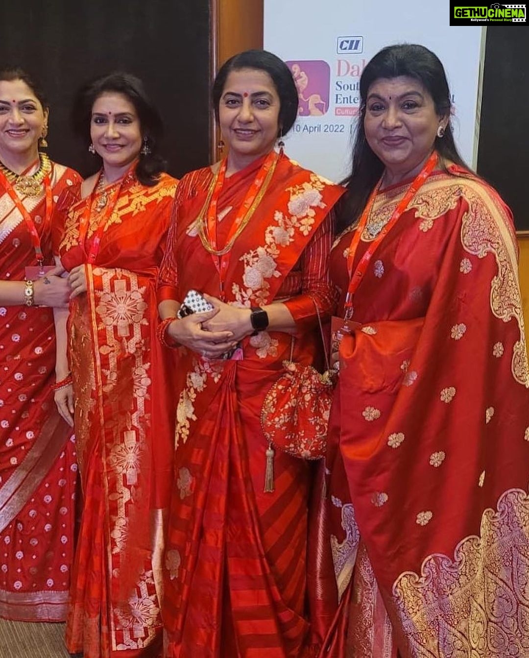 Suhasini Maniratnam Instagram - Women power at CII