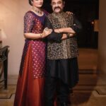 Suja Varunee Instagram – 😍 My Guardian… My Father in law … My Godfather ❤️❤️❤️❤️
The respect I have for this man is infinite ♥️❤️ 
I’m truly blessed ❤️
THANK YOU RAJAPPA ❤️❤️❤️

My costume and Rajappa costume designed by @vivekarunakaran ❤️❤️❤️
My MUA @artistrybyolivia 
My accessories @mspinkpantherjewel 
My hairstylist @srimathi_hairstylist 
Photography @weddingssk 

#blessed #blessedlife #wedding #weddinginspiration #weddinggoals The Leela Palace Chennai