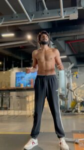 Sundeep Kishan Instagram - Monkeying around with @coachgopal … 🐒 

@mmamatrixgym 🤟🏽